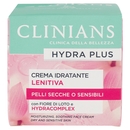 Clinians Hydra Plus Crema Idratante Lenitiva Pelli Secche o Sensibili 50 mL